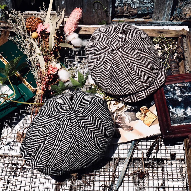 Autumn and Winter British big head circumference octagonal hat men's plus size vintage newsboy peaked cap trendy painter beret women Autumn and Winter British big head circumference octagonal hat men's plus size vintage newsboy peaked cap trendy painter beret women