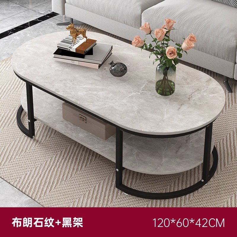 Mesa de té de estilo pequeño estilo de familia de lujo italiano mesa de té de alquiler de casa de estar sofá doméstico simple mesa de té creativa pequeña mesa redonda