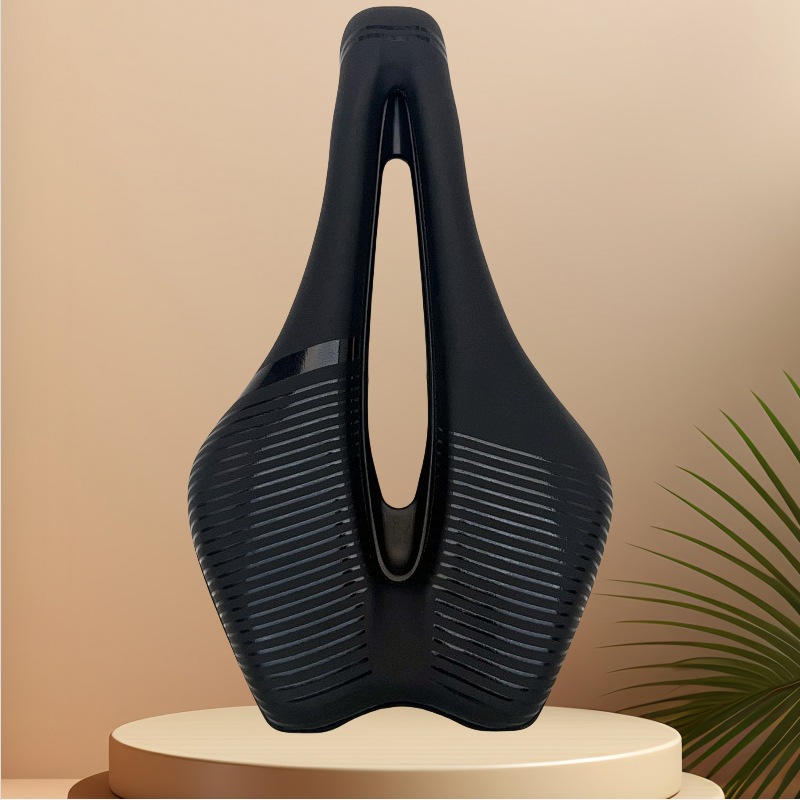 Cojín de bicicleta PU hueco sillín de bicicleta diseño de ranura sillín de bicicleta de montaña asiento de bicicleta