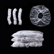 防水洗澡帽染发帽一次性条形浴帽酒店宾馆染发浴帽塑料头套保鲜膜