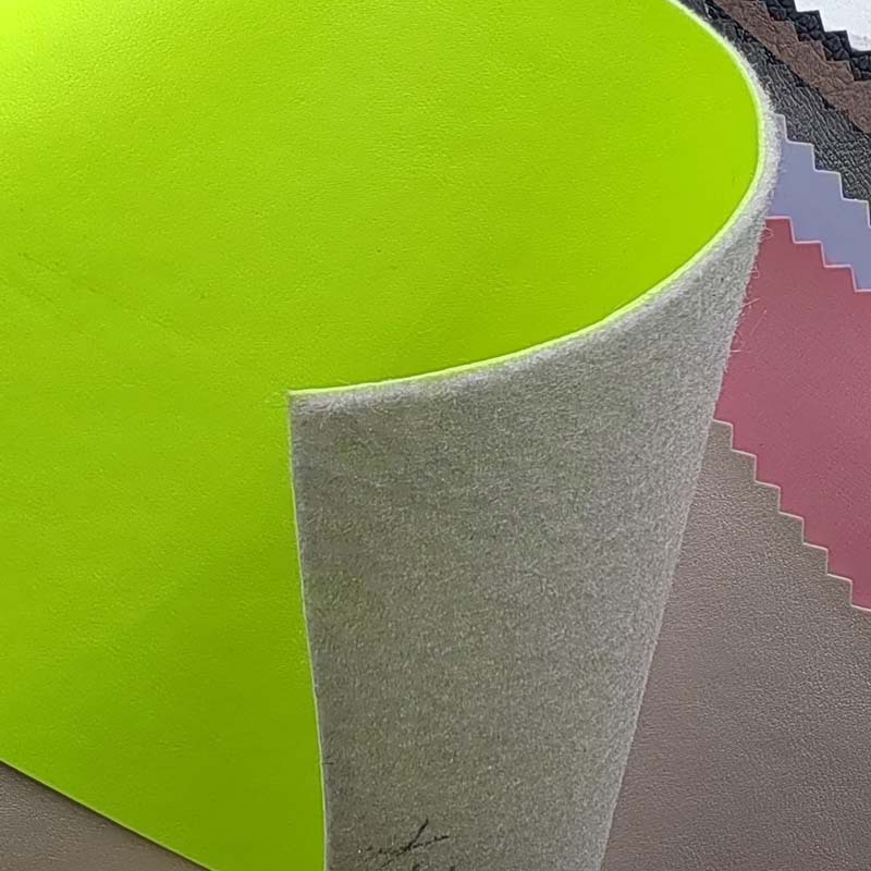 荧光pvc压延革箱包革汽车内饰沙发革家具革pvc皮革料小批量定制