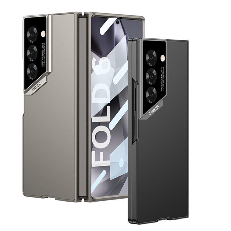 Cross-border Applicable Samsung Zfold6 Raptor Phone Case Frosted Hard Case Simple Wind Case Film Integrated Amazon Hard Case