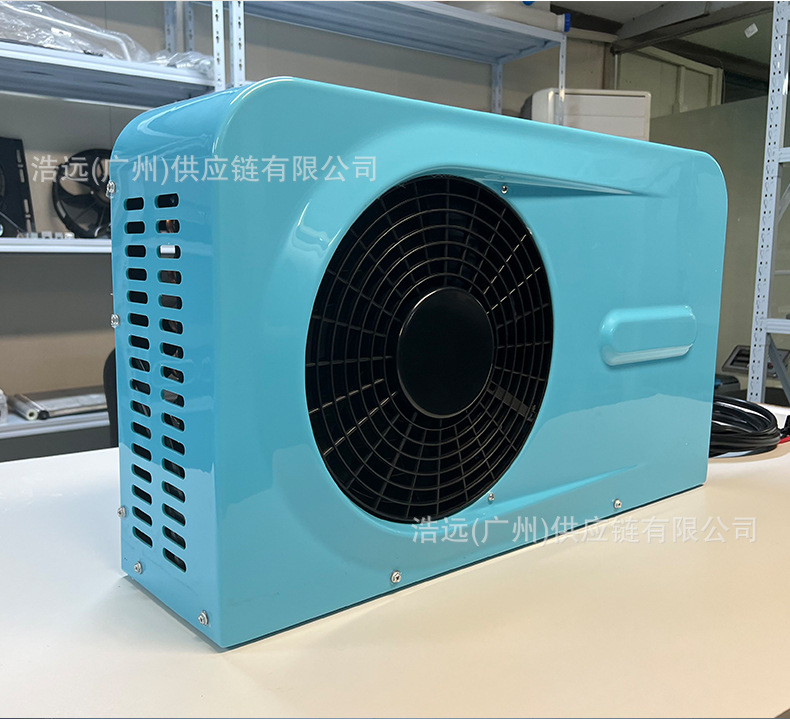 Factory wholesale car electric air conditioner split 24V dual rotor frequency conversion refrigeration semi-trailer truck parking air conditioner