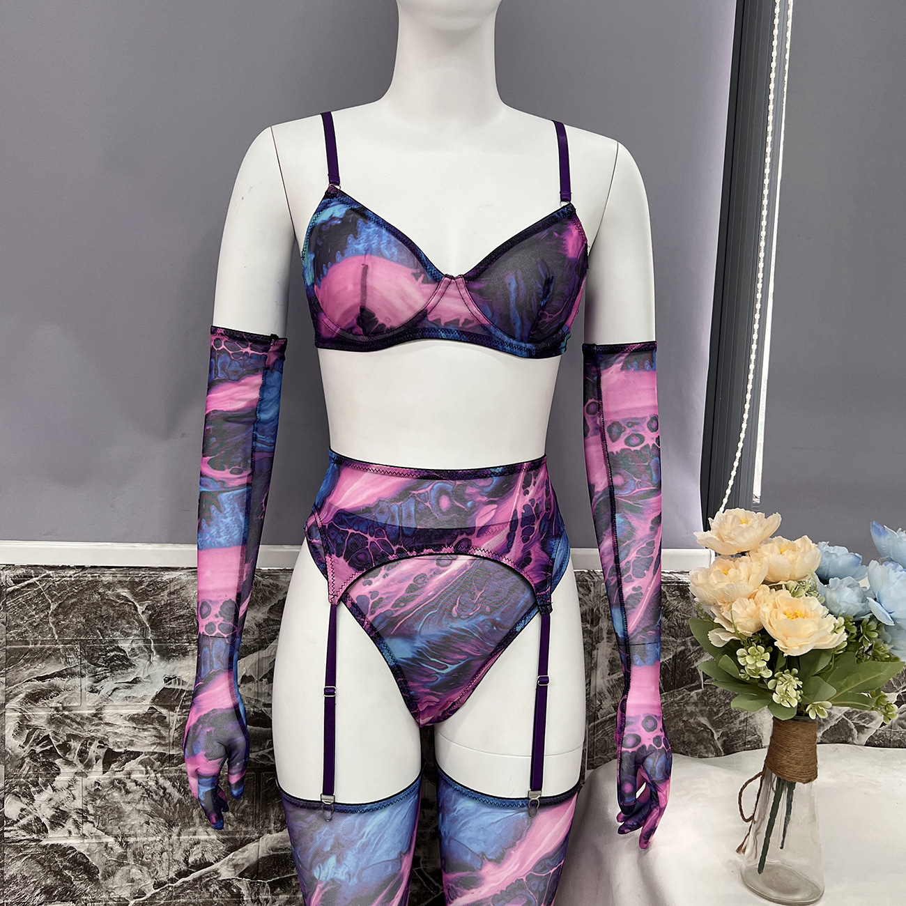 105g Weight Sexy Feel Of Sensation Sleeveless Sleeve Length Sexy Lingerie Lingerie Type Polyester Fabric Type Sexy Lingerie Sets Sets Type 1 Set Quantity Indoor, Home, Honeymoon Occasion Strap Neckline Color Block Pattern All Seasons Season Women's Gender Sexy Style Women's Sexy Color Block Sexy Lingerie Sets Indoor Home Honeymoon Sexy Lingerie 40