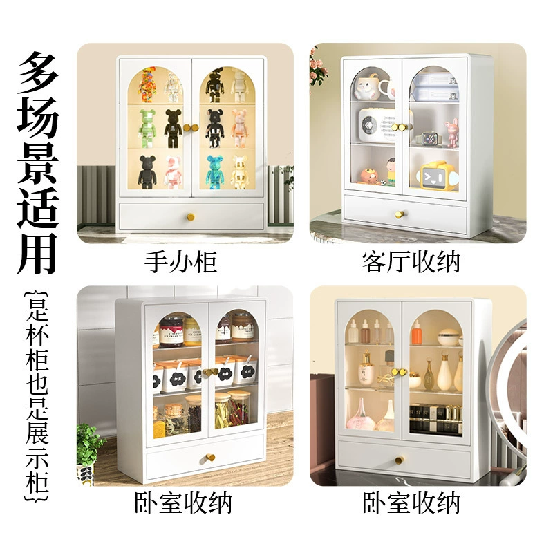 Table dustproof storage system, coffee glass tea cup, dressing table for living room