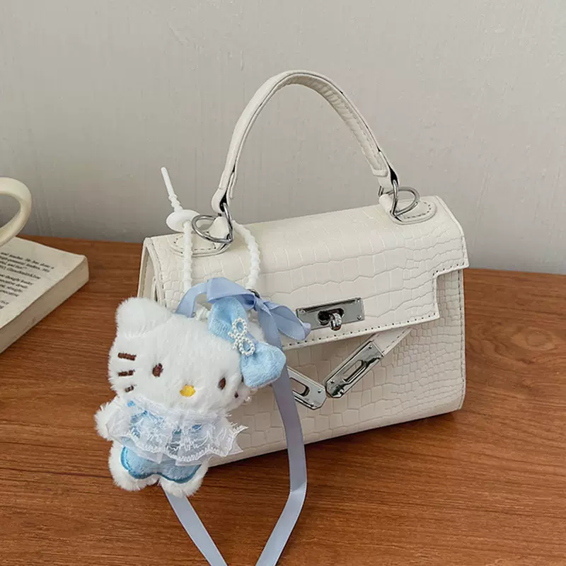 跨境简约韩版凯莉包女2026春季新款女士单肩包小众时尚手提小方包