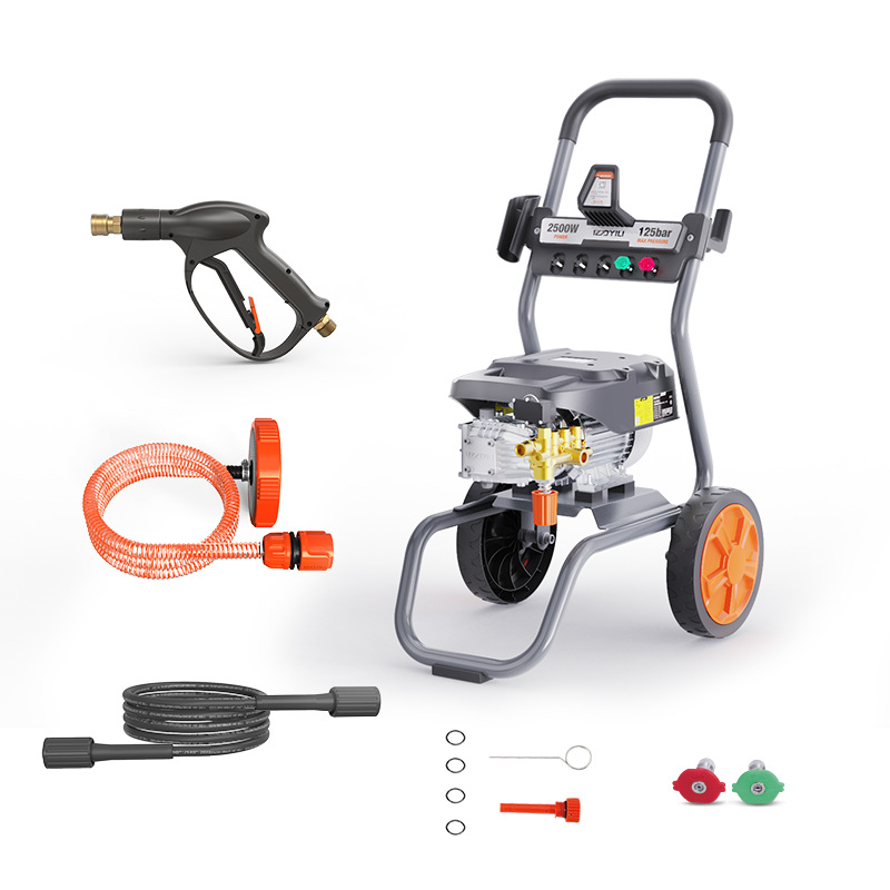 亿力YLQ7625G手推式大功率2500W商用高压清洗机