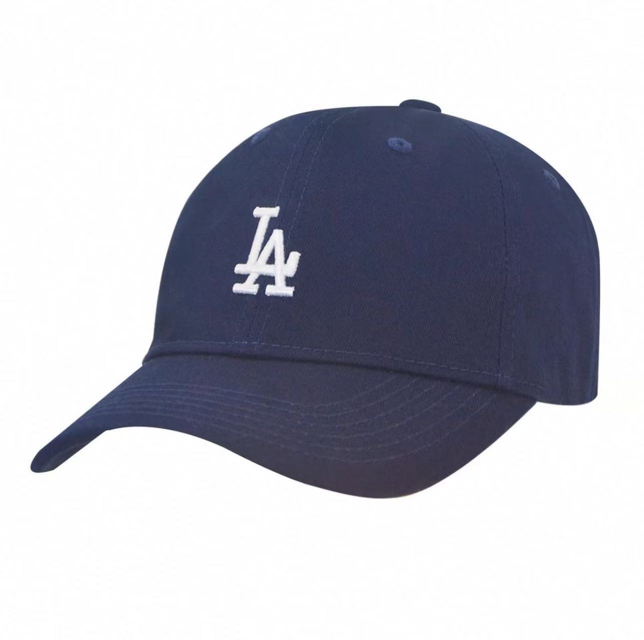 피크 캡 - 네이비 블루 LA 소형 라벨