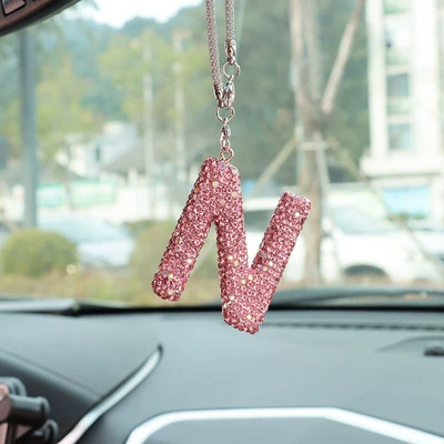 pendant pendant – Car hanging - n-letter-car-pendant-pink