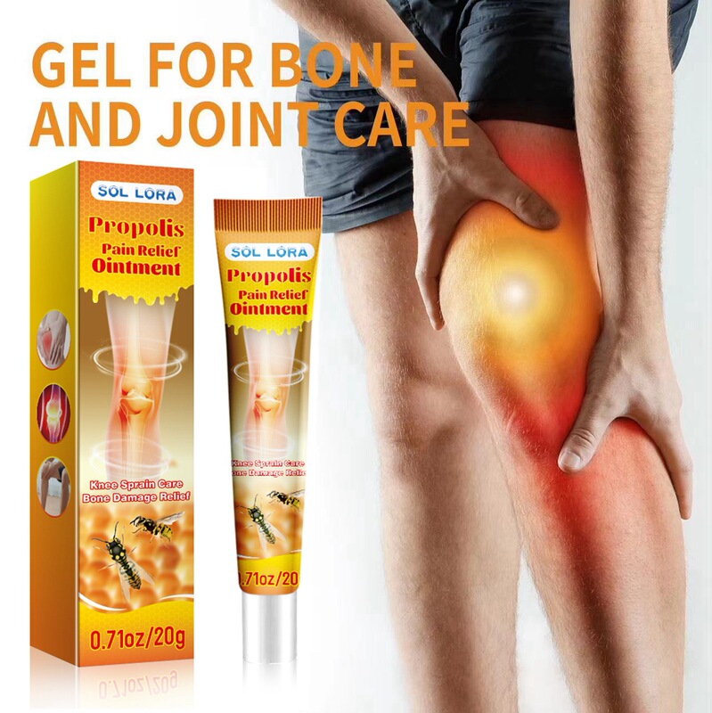 SOL LORA bee venom joint care gel massage cream relieve knee lumbar shoulder neck muscles and bones pain cream SOL LORA bee venom joint care gel massage cream relieve knee lumbar shoulder neck muscles and bones pain cream