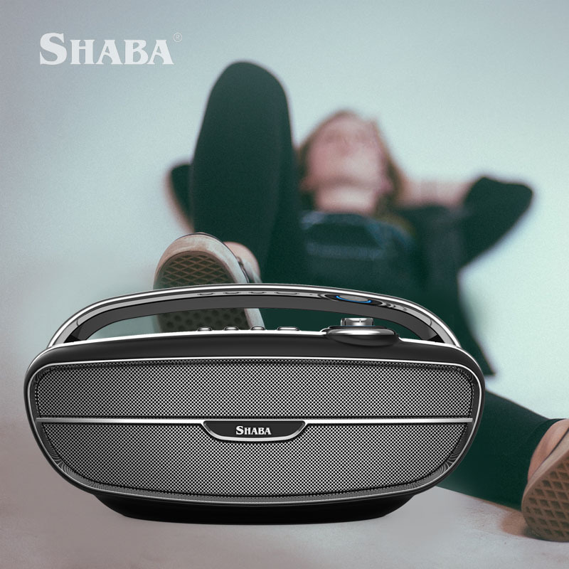 Altavoz Bluetooth portátil Bluetooth audio hogar nostálgico retro estéreo de audio inalámbrico FM radio subwoofer