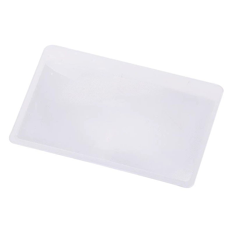 Ручная ультратонкая карта Подарок для чтения из ПВХ для пожилых людей Продвижение 3 раза нить Френеля портативное известное увеличительное стекло