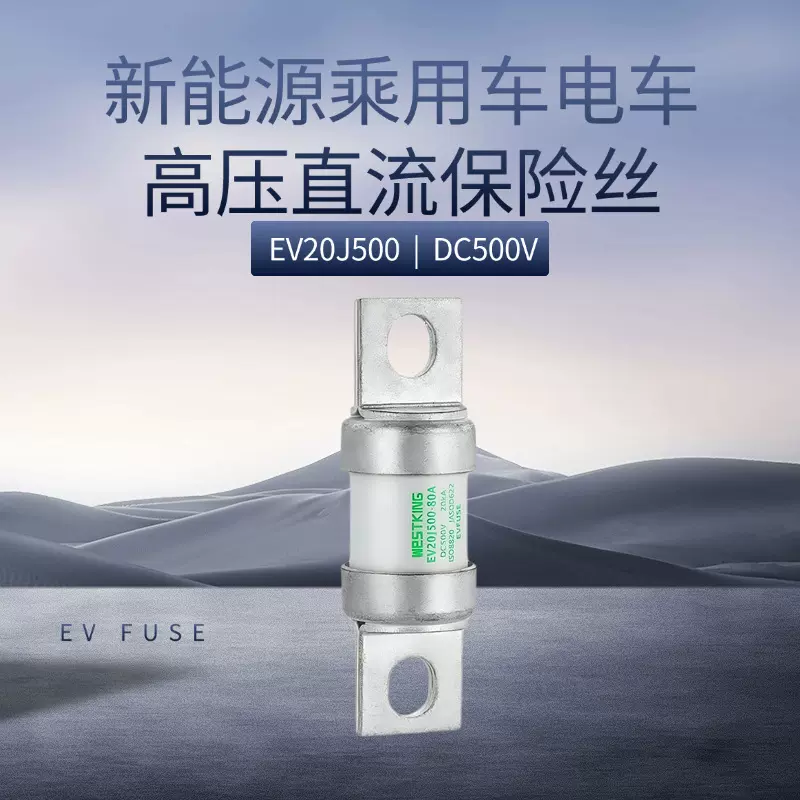 WESTKING西霸电动车熔断器500VDC-EV20H500直流新能源汽车高压