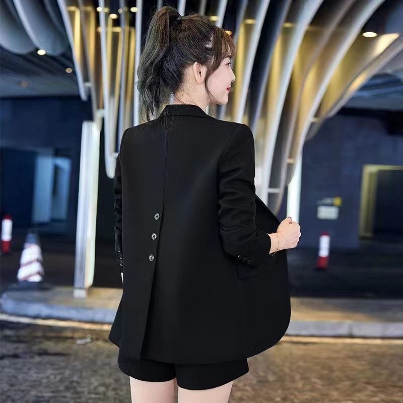 2025咖色西装外套女小个子款修身上衣新款春秋今年流行炸街西服|undefined