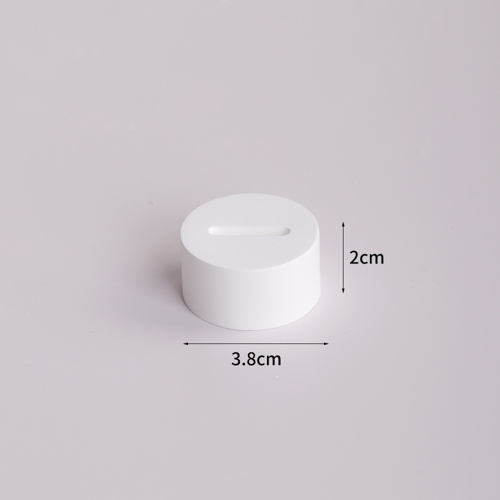 Soporte de anillos blanco de yeso para joyería y fotografía image 11