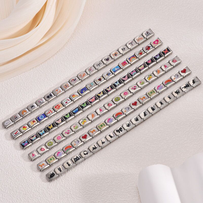 New Stainless Steel DIY Elastic Bracelet Cross-Border E-Commerce Hot-Selling Bracelet Fashionable and Versatile Men's and Women's Bracelets Wholesale New Stainless Steel DIY Elastic Bracelet Cross-Border E-Commerce Hot-Selling Bracelet Fashionable and Versatile Men's and Women's Bracelets Wholesale