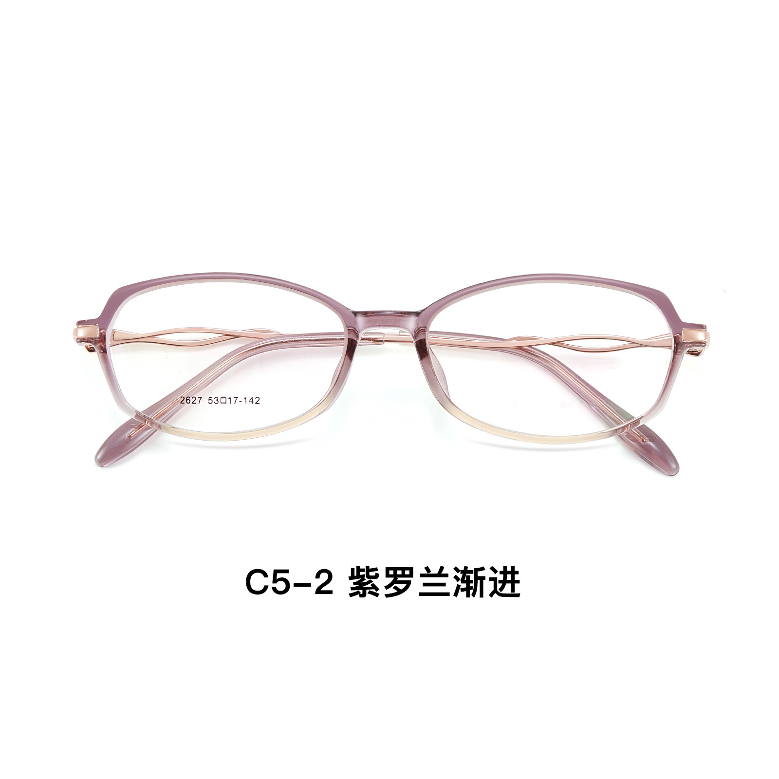 Nuevo estilo de ocio de alto rendimiento TR marco de gafas de borde ancho de metal Danyang fábrica de gafas al por mayor con miopía