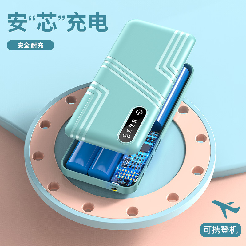 Mini tesoro de carga compacto portátil de gran capacidad de 20000 mAh teléfono móvil carga rápida fuente de alimentación móvil en stock