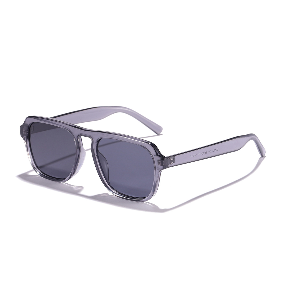 2023 retro de un solo haz anti-azul gafas de luz artístico gran marco adelgazante gafas de sol hombres y mujeres moda ins estilo gafas de sol