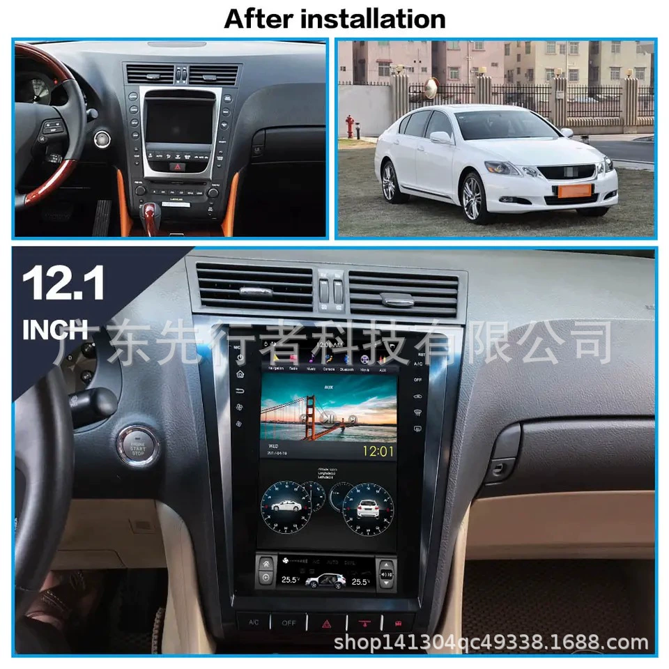 Кросс-бордер горячие продажи подходят для автомобиля 12,8-дюймовый Lexus GS Android-навигатор с большим экраном все-в-одном