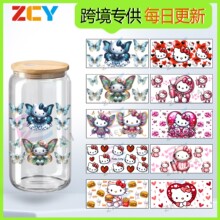 Hello Kitty  UVDTF�Dӡ�Nˮ����16oz�������N��/�D��ˮ���N