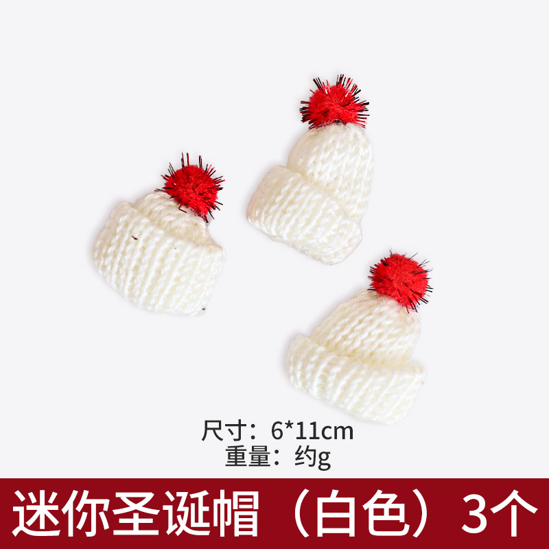 Navidad de peluche lana felt guantes bufandas sombreros de Navidad joyas decoración navideña colgante árbol de Navidad al por mayor