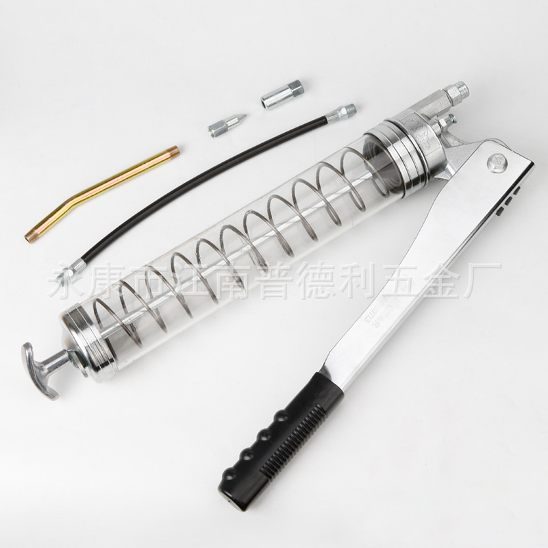 黄油枪手动高压毛毛虫专用打黄油神器挖掘机注油器透明牛油弹