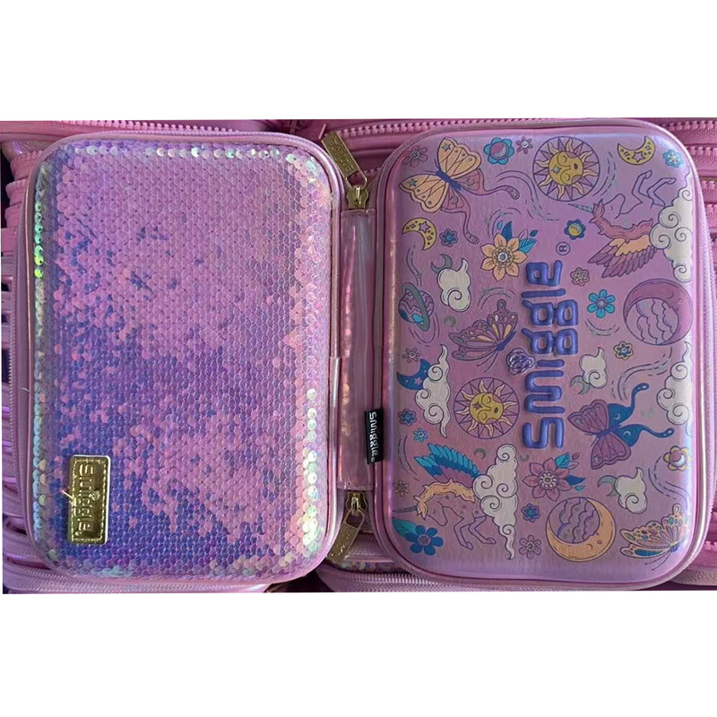 Australia caja de papelería smiggle para estudiantes de primaria y secundaria caja de lápices de gran capacidad para niños EVA caja de lápices grande de imagen tridimensional 3D