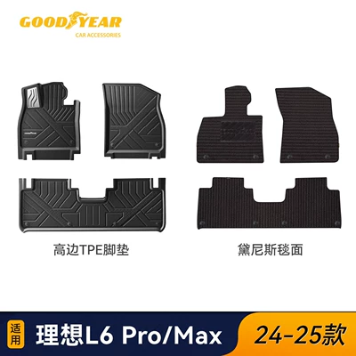 suitable for the new version of the | Universal Foot Pad - high-end-injection-molded-upgraded-versionl6-high-edge-full-tpe-floor-mat-denis-blanket-black