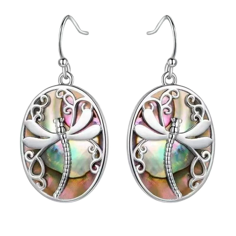 Ретро-серьги с этнической каменной вставкой, этнический стиль, европейский стиль