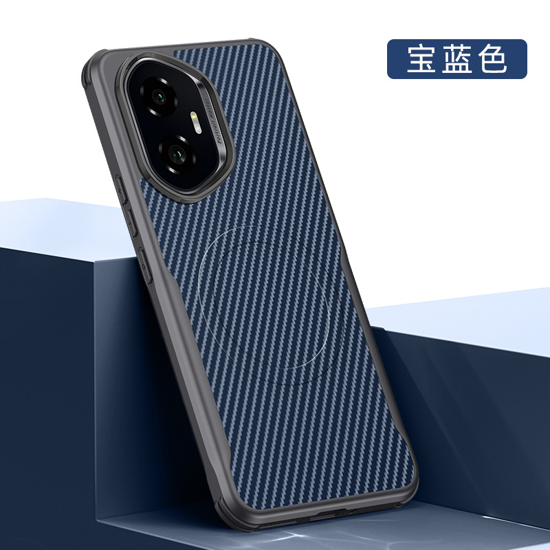 Aplicable Honor X60Pro blade Kevra estuche para teléfono móvil 300Pro carga magnética cubierta protectora anti-caída de cuatro esquinas image 8