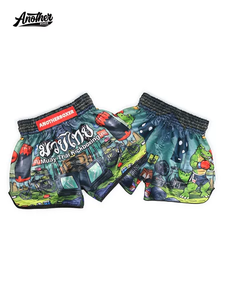 ANOTHERBOXER New Children's Muay Thai Shorts, Sanda Fighting Boxing Shorts, Training Muay Thai Fighting Pants
