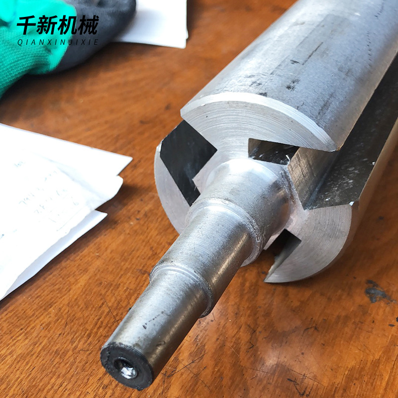 厂家加工木工压刨机螺旋刀轴   木工机械配件刀轴