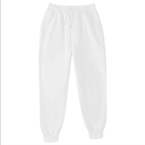 New youth casual solid color thickened loose sweatpants
