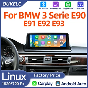BMW 3 Seriyası E90 E91 E92 E93 Carplay böyük ekran naviqasiya
