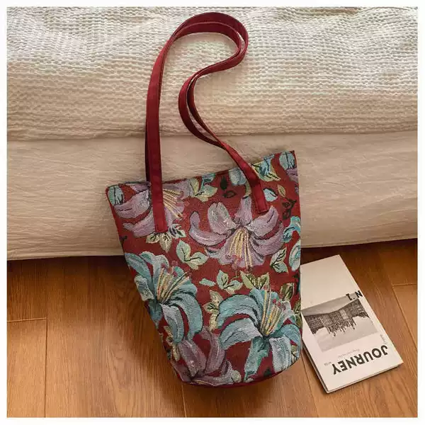 Red mother bag