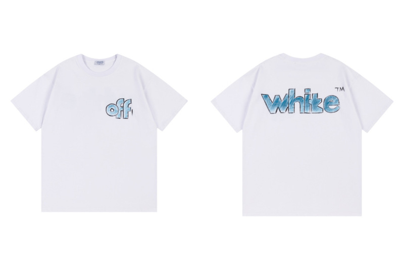 トレンディな漫画落書き油絵矢印半袖男性と女性ルーズカップル OFW 純綿半袖 Tシャツ夏 mk ゼブラ|undefined
