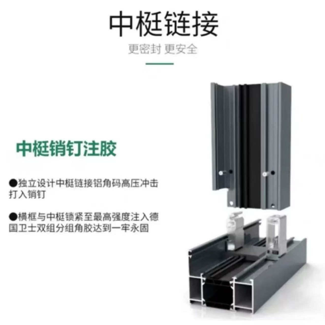 海螺断桥铝合金系统门窗落地封阳台隔音玻璃平开推拉窗阳光房定