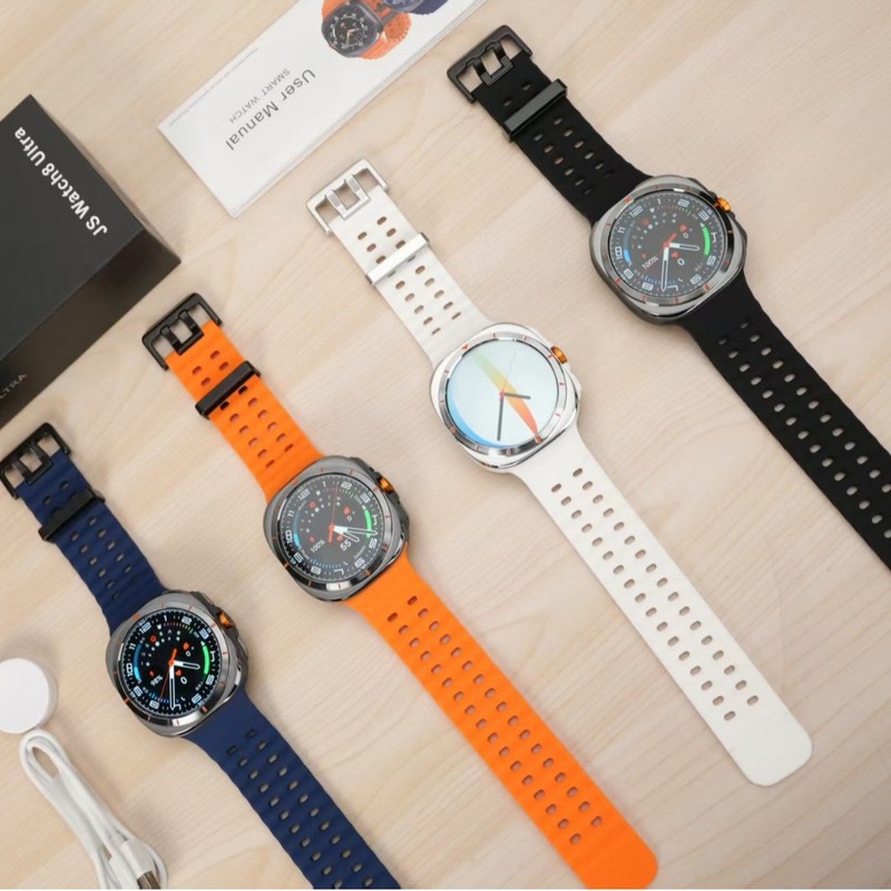 2025跨境JS Watch8 ultra智能手表遥控自拍心率血氧监测运动手表|undefined