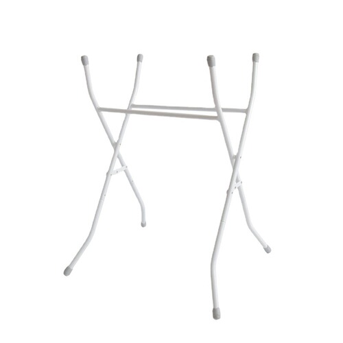 Portable Folding Baby Bath Tub with Iron Frame for Support and Plastic Folding Tub