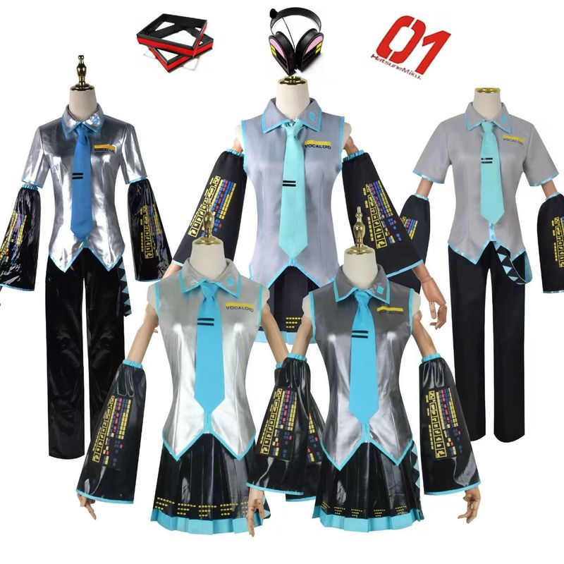 vocalod初音未来公式服服二次元动漫角色扮演cosplay动漫服装|undefined