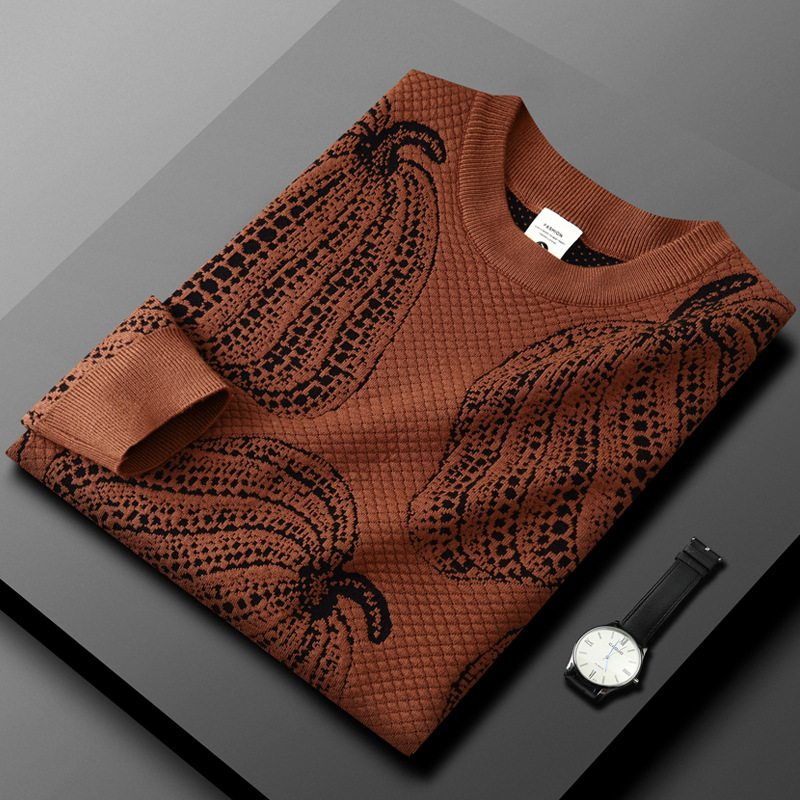 Autumn and winter trendy new sweater men...