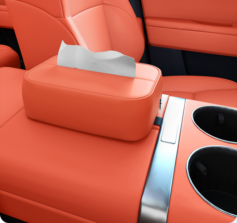 Suitable for Equation Leopard Titanium 7 Car Tissue Box 25 New Seat Hanging Central Control Tissue Bag Interior Decoration Supplies