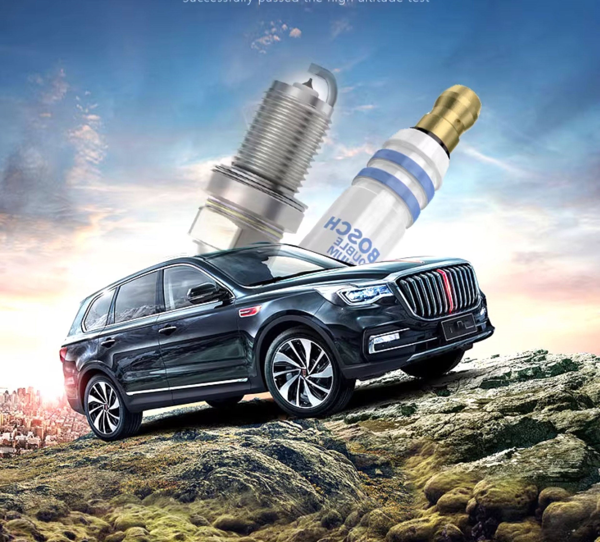Suitable for Bosch Platinum Spark Plugs Serifeng S2 S3 S4 S5 Jac M3 M4 Heyue Rs Jiayue A5 X4 X7