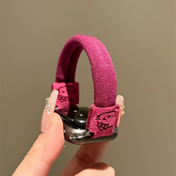 Cute Rubber Band Elastic Kitty Cat for Apple Watch Apple Watch10 Representative with iwatchs9s8