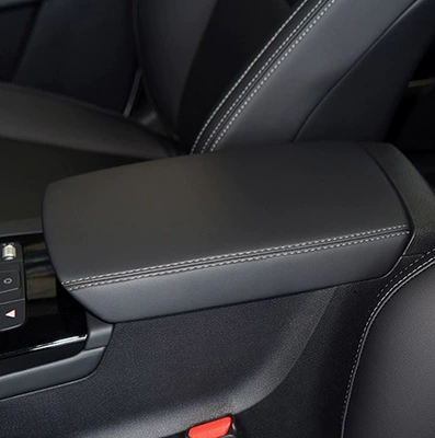 Armrest box Central Armrest Box Cover Byd - black-leather-gray-line