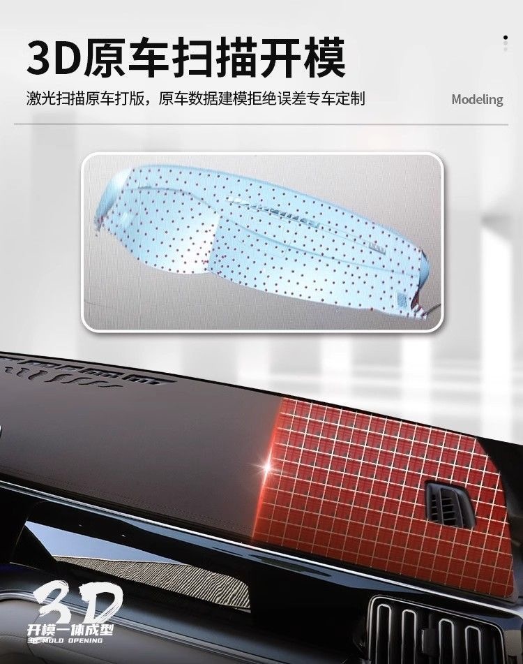 Suitable for 25 models of BYD Song Plus, this sunshade and light-blocking mat for the center console dashboard is a new car interior accessory