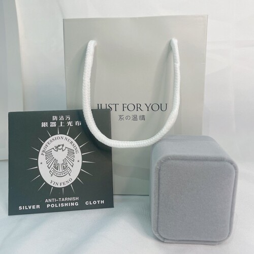 [Single shot, no delivery] Jewelry packaging box, handbag, gray velvet gift box series, dropshipping