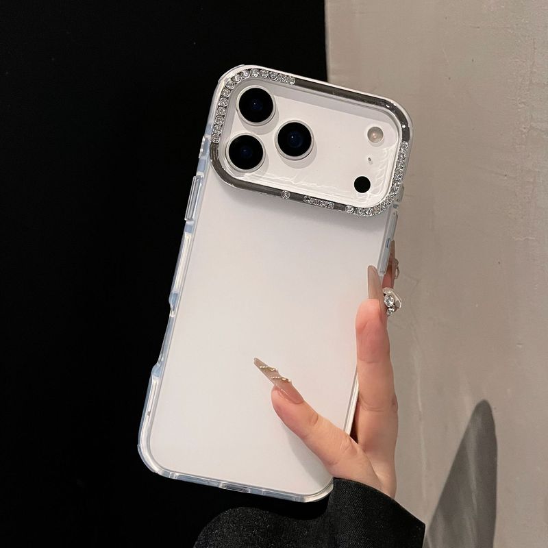 圆边果冻半透明磨砂壳适用iPhone16pro max手机壳苹果17新款14/15|undefined