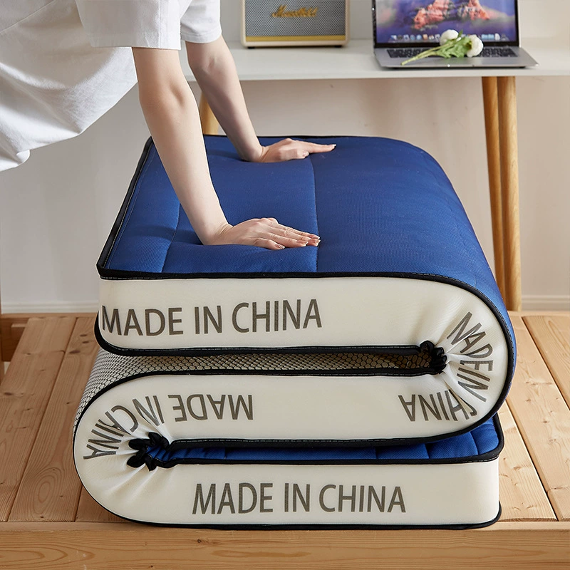 Латексный матрас мягкий губчатый коврик Домашний Прокат татами с эффектом памяти хлопковая подушка для одного студенческого общежития оптом